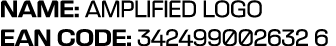 NAME: AMPLIFIED LOGO EAN CODE: 342499002632 6